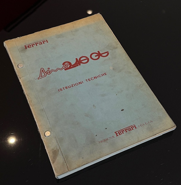 Ferrari Dino 246 Technical Instruction Paperback