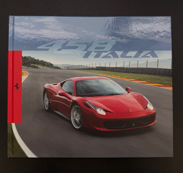Genuine Ferrari 458 Italia Book