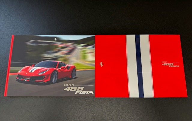 Genuine Ferrari 488 Pista Brochure
