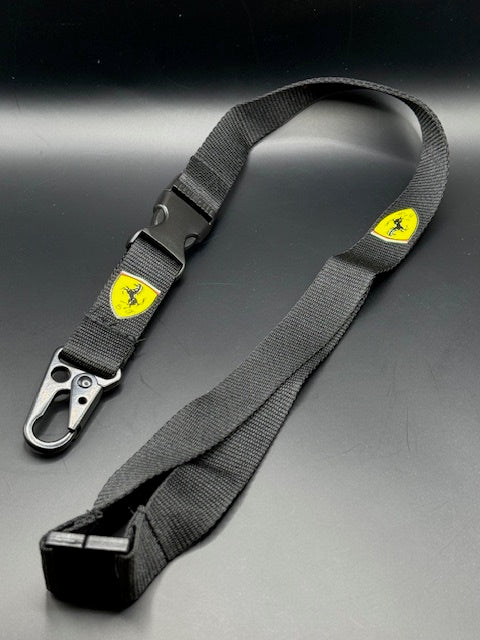 Genuine Black Ferrari Lanyard