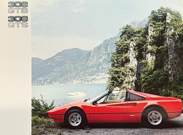 Genuine Ferrari 308 Brochure