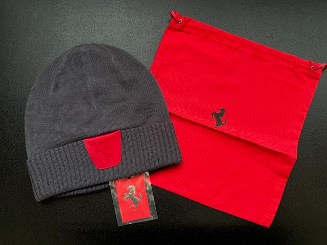 Genuine Grey Ferrari Beanie