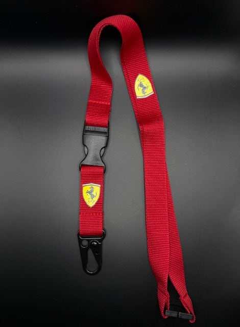 Genuine Red Ferrari Lanyard
