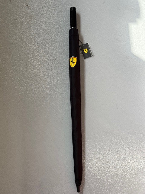 Genuine Black Ferrari Long Umbrella