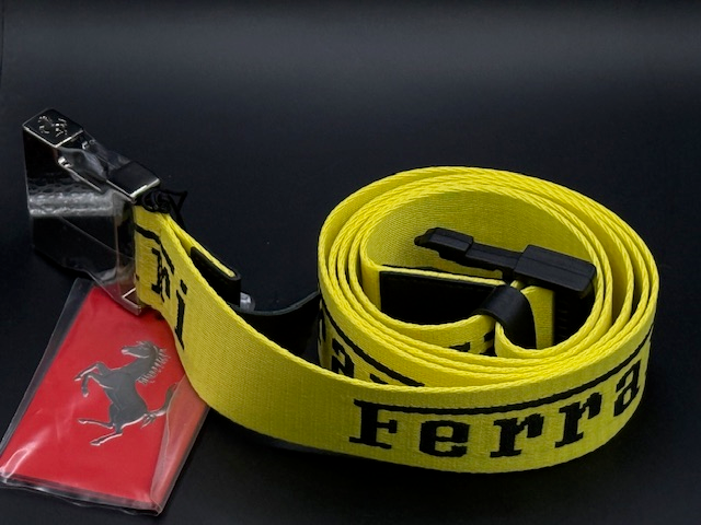 Genuine Yellow Ferrari Belt