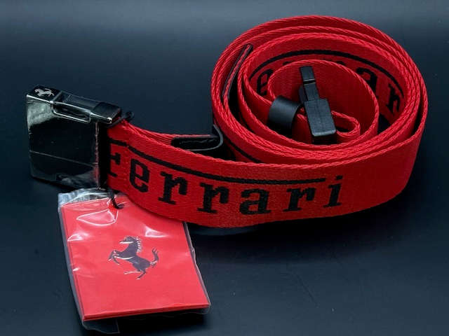 Genuine Red Ferrari Belt