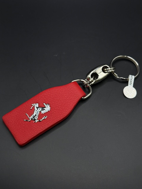 Genuine Red Ferrari Keychain