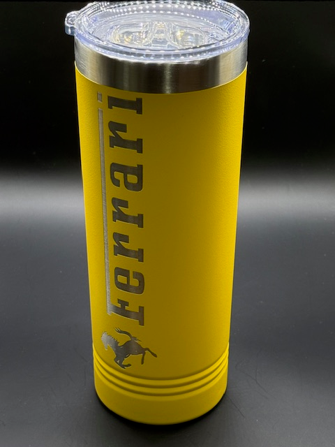 Yellow Ferrari Tumbler Mug
