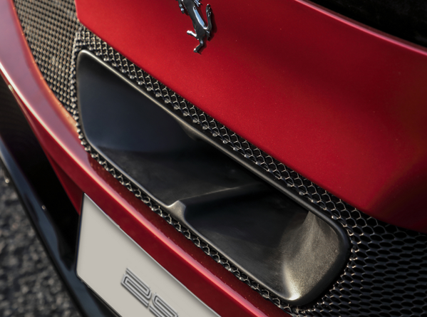 Genuine Ferrari 296 Black Tailpipe