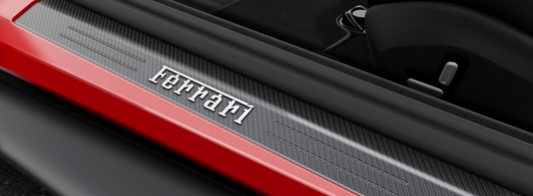 Genuine Ferrari Carbon Kickplate