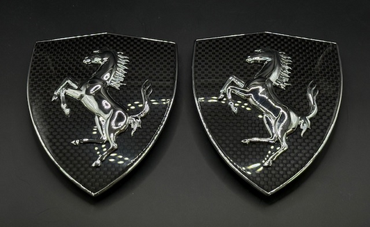Genuine Ferrari Carbon Scuderia Shields for Cali-T