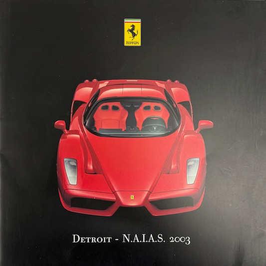 Genuine Ferrari Enzo Press Kit Brochure
