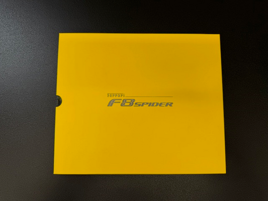 Genuine Ferrari F8 Spider Brochure