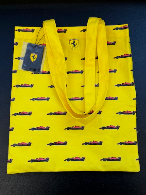 Genuine Ferrari Yellow Tote Bag