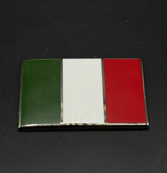 Genuine Ferrari Italian Flag Badge