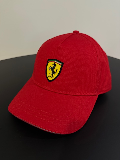 Genuine Ferrari Red Hat With Scuderia Shield